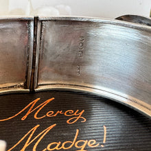 Load image into Gallery viewer, Victorian Sterling Silver Buckle Bangle Dated 1884 In Original Case