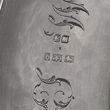 Carica l'immagine nel visualizzatore di Gallery, Victorian Aesthetic Engraved Silver Wide Cuff Bracelet, 1882 Hallmarks