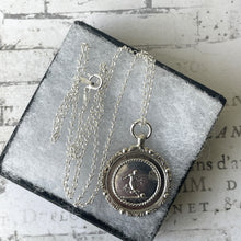 Lade das Bild in den Galerie-Viewer, Antique Silver Football Fob Pendant, William Hair Haseler
