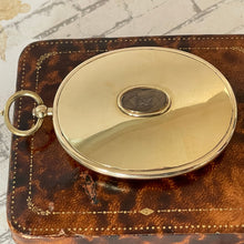 Lade das Bild in den Galerie-Viewer, Antique Georgian 18ct Gold Large Portrait Miniature Locket Pendant With Hairwork