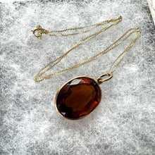 Cargar imagen en el visor de la galería, Victorian 15ct Gold Scottish Citrine Pendant