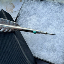 画像をギャラリービューアに読み込む, Victorian Silver Quill Pen Novelty Mechanical Pencil Brooch By Sampson & Mordan