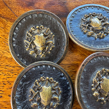 Charger l'image dans la galerie, Extremely Rare Set of 6 'Jumbo' (40mm) Georgian Livery Buttons – Authenticated by the V&A Museum, 1943