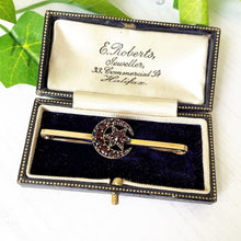 画像をギャラリービューアに読み込む, Antique Bohemian Garnet Gold Brooch
