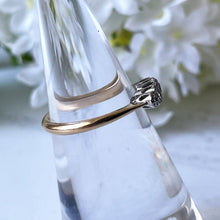 Charger l'image dans la galerie, Art Deco 18ct Gold & Platinum Milligrain Set Diamond Ring