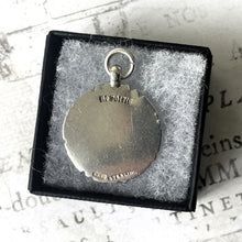 画像をギャラリービューアに読み込む, Antique English Sterling Silver Football Pendant Fob by William Hair Haseler, 1920s Art Deco