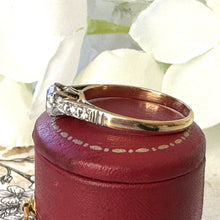 Carica l'immagine nel visualizzatore di Gallery, Antique 18ct Gold & Platinum White Spinel Ring. Edwardian/Art Deco Natural Spinel Solitaire Ring. Antique Engagement Ring, Size O / 7