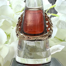 Cargar imagen en el visor de la galería, Gents 1970s 9ct Gold Intaglio Ring