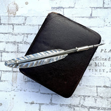 画像をギャラリービューアに読み込む, Victorian Silver Quill Pen Novelty Mechanical Pencil Brooch, Sampson & Mordan. Very Rare Antique Figural Sterling Silver Propelling Pencil