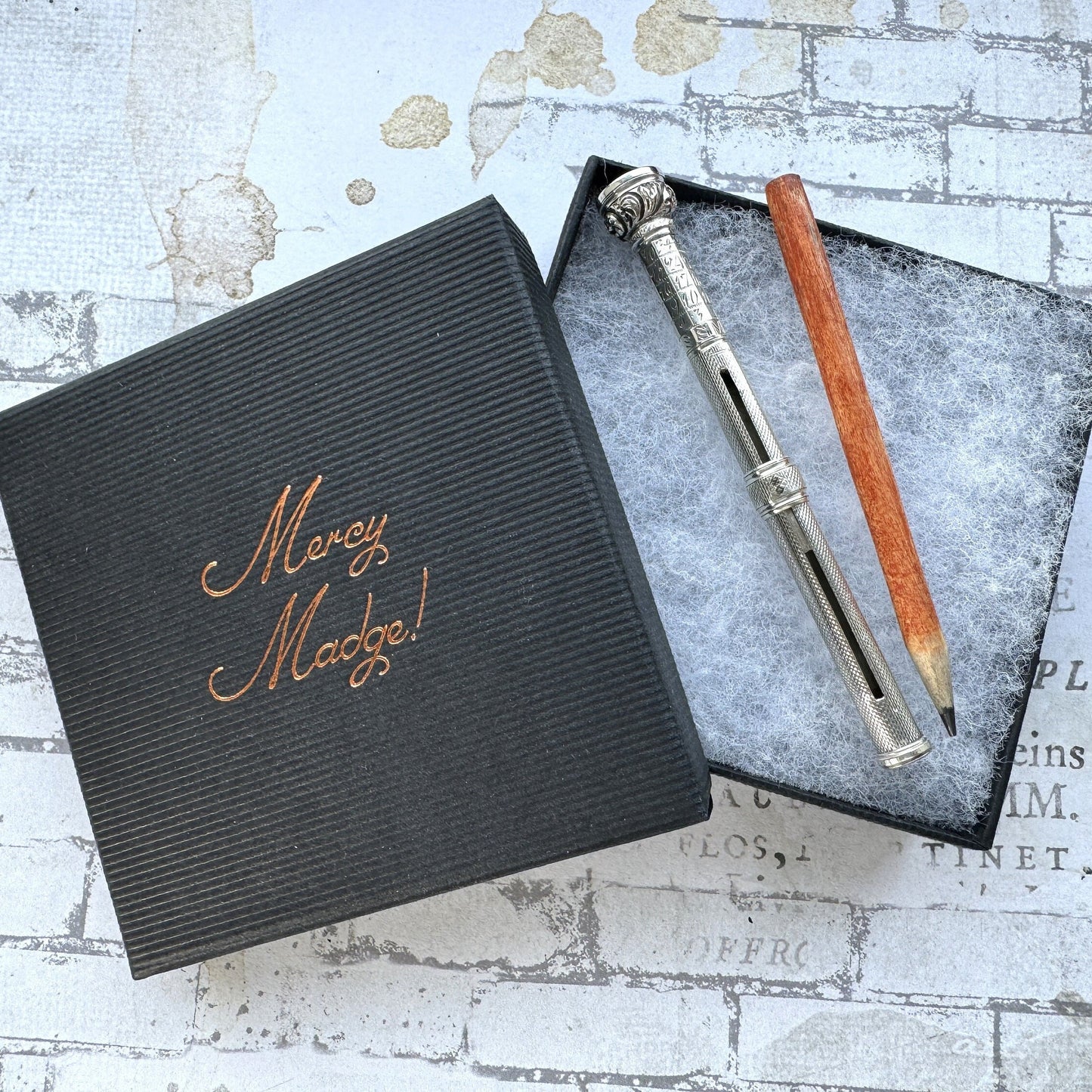 Rare Georgian Silver Perpetual Calendar & Propelling Pencil With Carnelian Seal. Antique Sterling Silver Combination Telescopic Pencil c1825