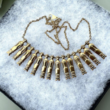 Charger l'image dans la galerie, Rare Kalevala Koru Bronze Doll Chain Necklace, Made In Finland