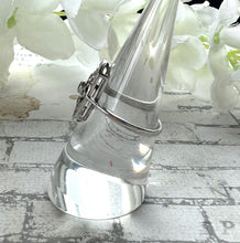 Load image into Gallery viewer, Antique 18ct White Gold Diamond & Sapphire Cluster Ring