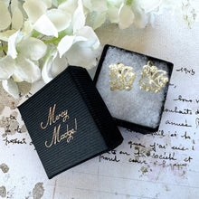 画像をギャラリービューアに読み込む, Antique Victorian 9ct Gold Seed Pearl Fleur De Lis Hook Earrings. Woven Seed Pearl Floral Scroll Earrings. Victorian Wedding Bride Earrings