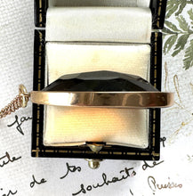 Carica l'immagine nel visualizzatore di Gallery, Antique Victorian 9ct Gold Whiskey Citrine Solitaire Pendant Necklace