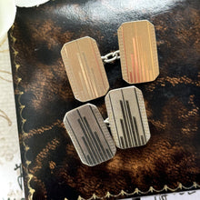 Carica l'immagine nel visualizzatore di Gallery, Antique Art Deco 9ct Gold Cufflinks