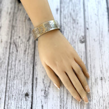 画像をギャラリービューアに読み込む, Antique Victorian Aesthetic Engraved Silver Bangle, Hallmarked 1889. Floral Engraved Sterling Silver Victorian Sweetheart Bracelet Cuff.