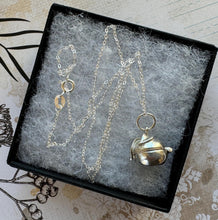 Load image into Gallery viewer, Vintage Sterling Silver Forbidden Fruit Apple Charm Pendant - Opens to Reveal Adam & Eve