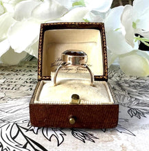 画像をギャラリービューアに読み込む, Antique Victorian 9ct Gold Cairngorm Citrine Ring. Large 8.00ct Scottish Citrine Ring. Oval Golden Citrine Solitaire Ring, Size L-1/2 / 6