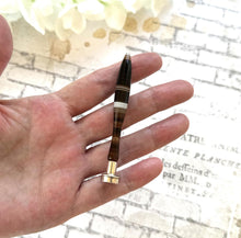 Load image into Gallery viewer, Georgian Ancient Roman Horse Intaglio Seal With Silver & Scottish Banded Agate Handle