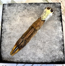 画像をギャラリービューアに読み込む, Victorian Scottish Silver & Citrine Deer Fetlock Kilt Pin/Brooch. Antique Highland Dress Jewellery