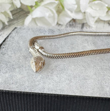 画像をギャラリービューアに読み込む, Antique Art Deco Sterling Silver Figural Snake Necklace. Vintage 1920s Egyptian Revival Serpent Collar/Choker Necklace, Germany.