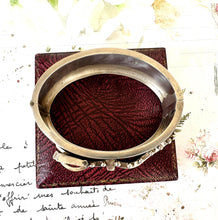 画像をギャラリービューアに読み込む, Antique Victorian Silver Wide Belt Buckle Bangle Bracelet. Ornate Chunky Sterling Victorian Cuff Bracelet, 1882 Hallmark. Love Token Jewelry