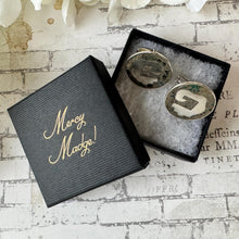 Carica l'immagine nel visualizzatore di Gallery, Vintage Mexican "Mosaico Azteca" Sterling Silver Cufflinks