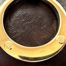 画像をギャラリービューアに読み込む, Vintage 14ct Yellow Gold Huge Circle/Donut Pendant Necklace