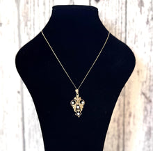 画像をギャラリービューアに読み込む, Antique Art Nouveau 9ct Gold Opal & Seed Pearl Pendant. Victorian/Edwardian Rosy Yellow Gold Opal Pendant With Optional Gold Chain