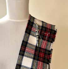 Load image into Gallery viewer, Antique Victorian Scottish Silver Citrine & Agate Sword Kilt Pin. Cairngorm, Montrose Blue Banded Agate Large Dirk/Dagger Statement Brooch