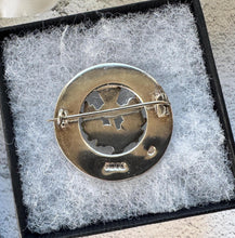 画像をギャラリービューアに読み込む, Vintage Scottish Sterling Silver Celtic Ring Brooch With Thistle, Robert Allison, Glasgow 1953