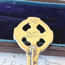 画像をギャラリービューアに読み込む, Vintage 1950's Scottish Sterling Silver Celtic Cross Kilt Pin, Made In Scotland. Large Iona Celtic Cross Sterling Silver Brooch/Lapel Pin