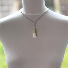 Carica l'immagine nel visualizzatore di Gallery, Antique Victorian Silver Stag Tooth Breloque Pendant With Dog-Clip