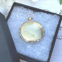 Load image into Gallery viewer, Antique Victorian 9ct Gold Shaker Locket Pendant With Sapphire, Emerald & Ruby Gemstones