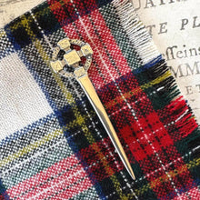 画像をギャラリービューアに読み込む, Vintage 1950's Scottish Sterling Silver Celtic Cross Kilt Pin, Made In Scotland. Large Iona Celtic Cross Sterling Silver Brooch/Lapel Pin