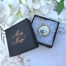 Load image into Gallery viewer, Antique Victorian 9ct Gold Shaker Locket Pendant With Sapphire, Emerald & Ruby Gemstones
