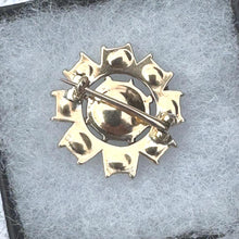Load image into Gallery viewer, Antique Georgian Rose Cut Diamond 18ct Gold Brooch