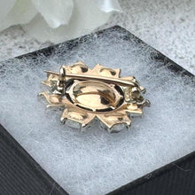 Load image into Gallery viewer, Antique Georgian Rose Cut Diamond 18ct Gold Brooch
