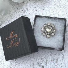 Load image into Gallery viewer, Antique Georgian Rose Cut Diamond 18ct Gold Brooch