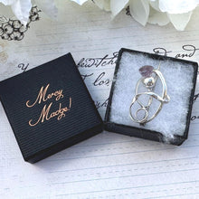 Charger l'image dans la galerie, Antique Silver Thistle Art Nouveau Brooch by Charles Horner. Edwardian Sterling Silver Amethyst Scottish Thistle Lapel/Cravat/Stock/Tie Pin