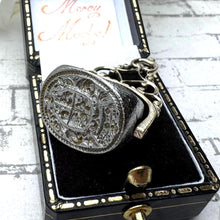 Charger l'image dans la galerie, Rare Georgian Silver Triple Intaglio Seal Spinner Fob, Baron Löwen c1730
