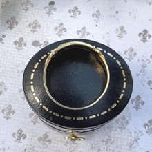 Carica l'immagine nel visualizzatore di Gallery, Antique Victorian Turquoise & Pearl 15ct Yellow Gold Split Band Ring, Dated 1876. Antique Half Hoop Gemstone Stacking Ring Size N.5 UK/ 7 US