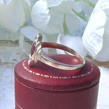 Charger l'image dans la galerie, Antique Art Deco 9ct Gold Ruby Paste & White Zircon Geometric Ring