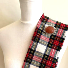 Load image into Gallery viewer, Vintage English Silver Goldstone Oval Brooch. Victorian Scottish Inspired Sterling Silver Aventurine Glass Cabochon Brooch, Paul Edward Bunn