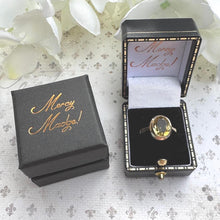 Load image into Gallery viewer, Vintage 9ct Gold Citrine Solitaire Ring