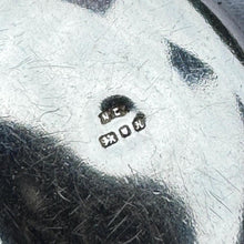 Load image into Gallery viewer, Vintage Floral Sterling Silver Locket Necklace - 1980s Edwardian Style