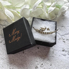 Cargar imagen en el visor de la galería, Victorian Sterling Silver Crescent Moon Brooch: Seed Pearl, Ruby & Saint Esprit Dove Lapel Pin