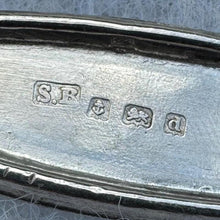 Lade das Bild in den Galerie-Viewer, Antique Edwardian English Silver Baby Brooch, Dated 1904. "Baby" Bib Pin. Baptismal, Birth, Christening, Baby Shower Keepsake Jewellery Gift