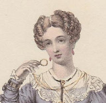 Load image into Gallery viewer, Antique Georgian Magnifying Glass Pendant: 9ct Gold Regency Era Quizzing Glass