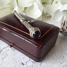 Cargar imagen en el visor de la galería, Victorian Sterling Silver Miniature Pencil Pendant, Chester 1900